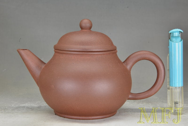 1970 - 1980年代早期紫砂一廠作品 --- 清水泥(10杯)線瓢(中國宜興)